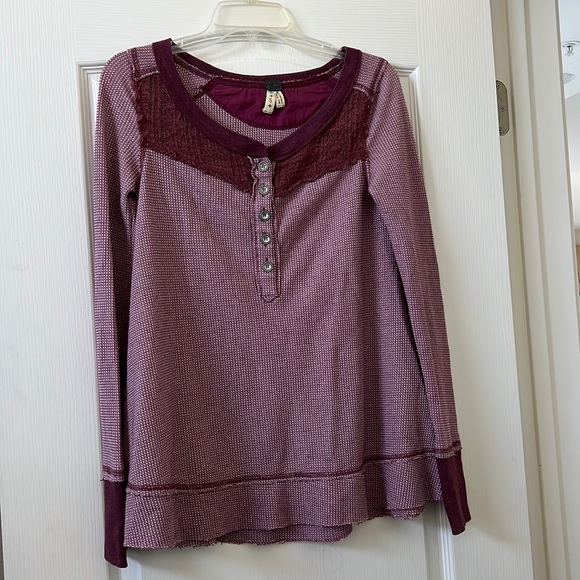 Free People Tops - Free people purple thermal